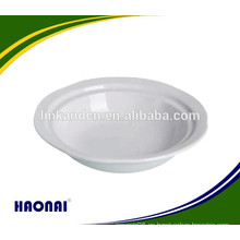 Tazón de sopa de cerámica blanca ronda con calcomanía personalizada